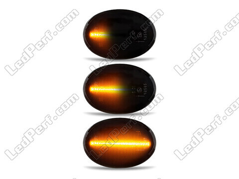 Belysning af de sorte dynamiske LED sideblink til Mini Clubman (R55)