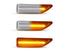 Belysning af de sekventielle transparente LED blinklys til Mini Countryman II (F60)