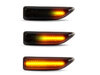 Belysning af de sorte dynamiske LED sideblink til Mini Countryman II (F60)