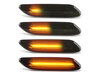 Belysning af de sorte dynamiske LED sideblink til Mini Countryman (R60)