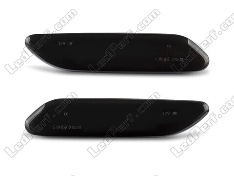 Frontvisning af dynamiske LED sideblink til Mini Countryman (R60) - Røget sort farve