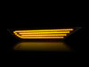 Maksimal belysning af de dynamiske LED sideblink til Nissan GTR R35