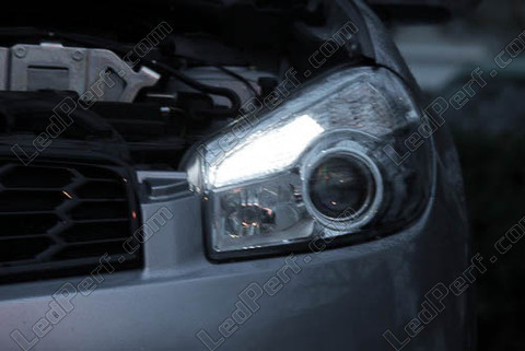 LED parkeringslys xenon hvid Nissan Qashqai