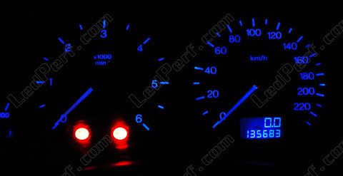 LED speedometer blå Opel Astra G