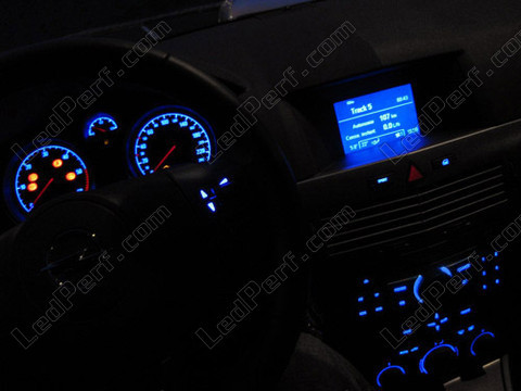 LED instrumentbræt blå Opel Astra H