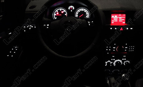LED instrumentbræt hvid og rød Opel Astra H