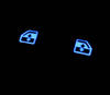 LED rudehejs blå Opel Corsa D