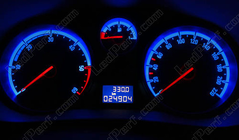 LED speedometer blå Opel Corsa D