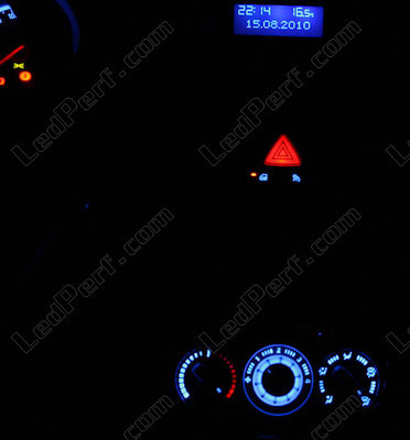 LED ventilation blå Opel Corsa D