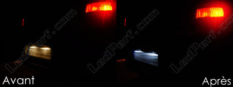LED nummerplade Opel Vectra C