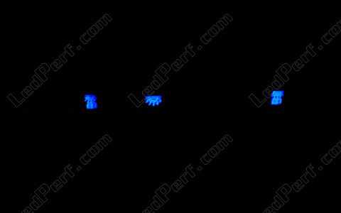 LED knapper loftslys blå Opel Vectra C