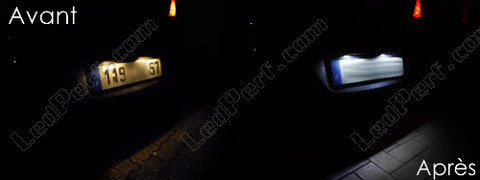 LED nummerplade Opel Zafira B
