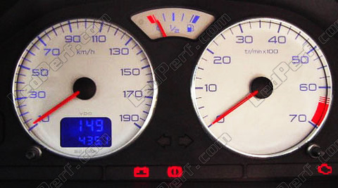 LED-belysning speedometer blå Peugeot 106
