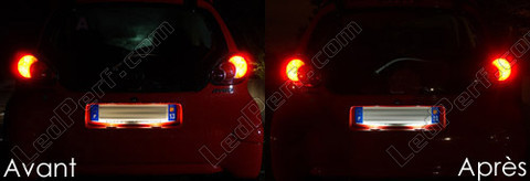 LED nummerplade Peugeot 107