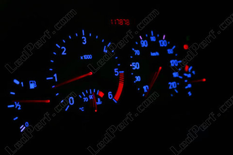 LED blå og rød speedometer Peugeot 206 (>10/2002) Multiplexee
