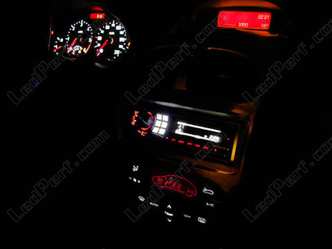 LED hvid og rød instrumentbræt Peugeot 206 (>10/2002) Multiplexee