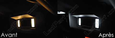 LED til sminkespejle Solskærm Peugeot 207