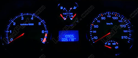 LED blå speedometer Peugeot 207