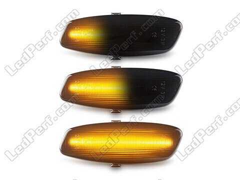 Belysning af de sorte dynamiske LED sideblink til Peugeot 3008