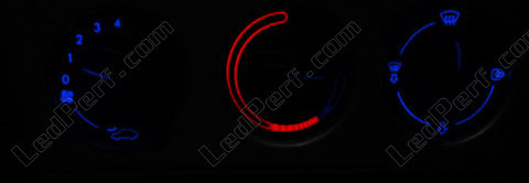LED ventilation blå Peugeot 306