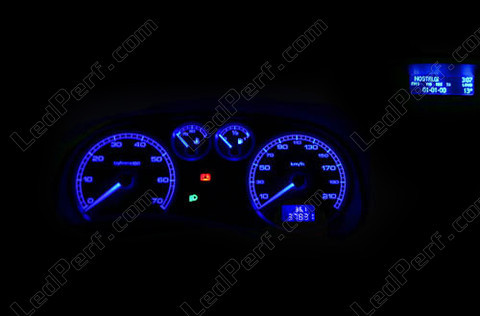 LED instrumentbræt blå Peugeot 307