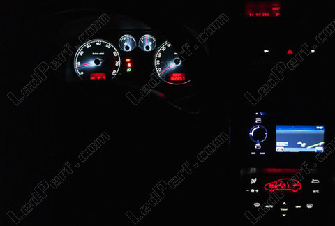 LED instrumentbræt Peugeot 307 Fase 2 T6 hvid og rød
