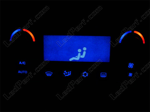 LED klimaanlæg bi-zone blå Peugeot 307 T6 fase 2 led