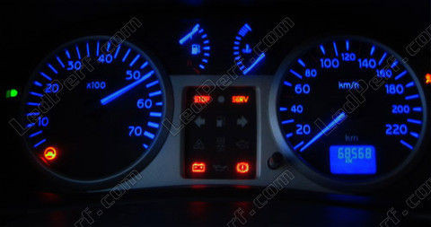 LED speedometer blåRenault Clio 2 fase 2