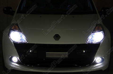 Pære gaslys/Forlygter xenon Renault Clio 3 5000K Michiba Diamond hvid Led