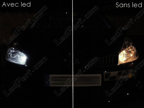 LED parkeringslys xenon hvid Renault Clio 3