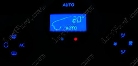 LED automatisk klimaanlæg blå Renault Megane 2