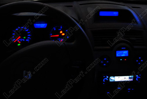 LED instrumentbræt blå Renault Megane 2