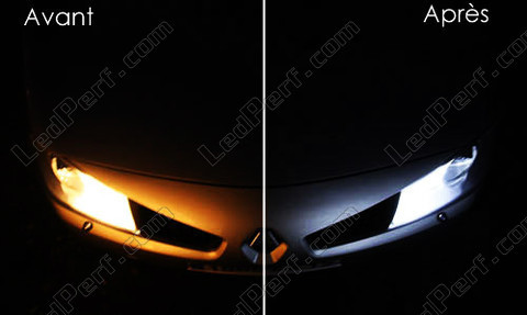 LED parkeringslys xenon hvid Renault Megane 2