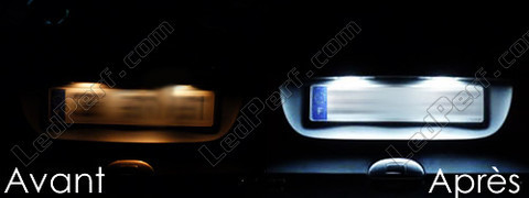 LED nummerplade Renault Scenic 1