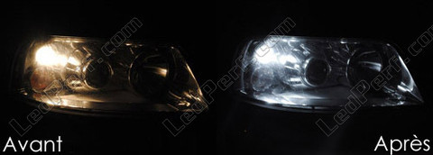LED parkeringslys xenon hvid Seat Alhambra 7MS 2001-2010