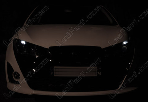 LED parkeringslys xenon hvid Seat Ibiza 6J