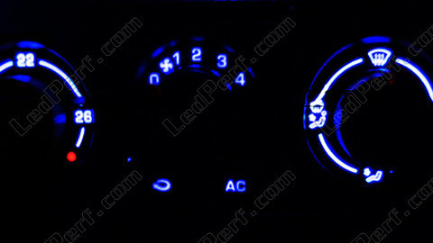 LED Clim semi-auto blå Seat ibiza 2002 6L