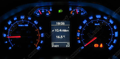 LED speedometer blå Skoda Octavia 2