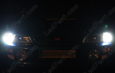 LED parkeringslys xenon hvid Subaru Impreza GC8
