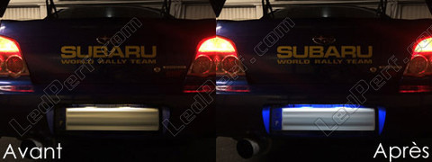 LED nummerplade Subaru Impreza GD GG