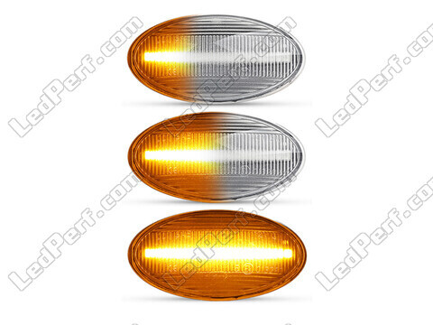 Belysning af de sekventielle transparente LED blinklys til Suzuki SX4