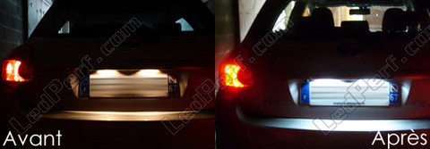LED nummerplade Toyota Auris MK1