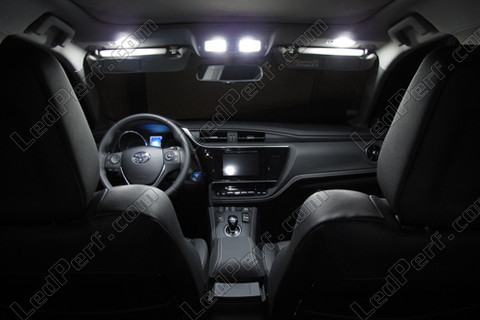 LED sminkespejle - solskærm Toyota Auris MK2 Tuning