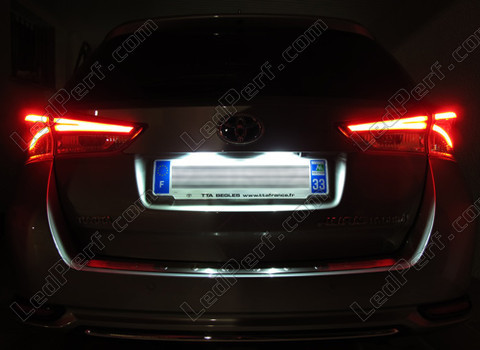 LED nummerplade Toyota Auris MK2 Tuning