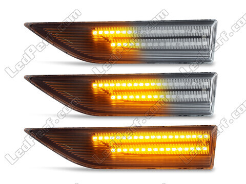 Belysning af de sekventielle transparente LED blinklys til Volkswagen Caddy IV