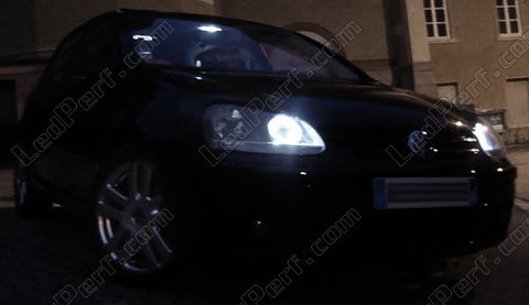 LED parkeringslys xenon hvid Volkswagen Golf 5