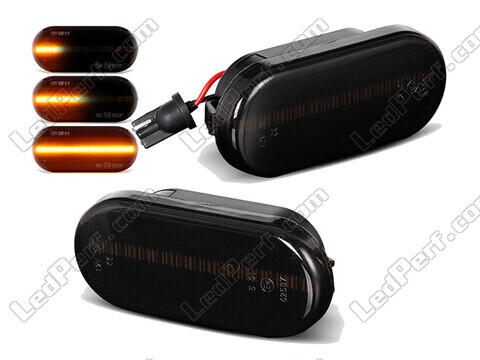 Dynamiske LED sideblink til Volkswagen Polo 4 (9N1) - Røget sort version