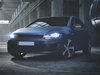 Volkswagen Touran V4 frontvisning udstyret med dynamiske blinklys fra Osram LEDriving® til sidespejle