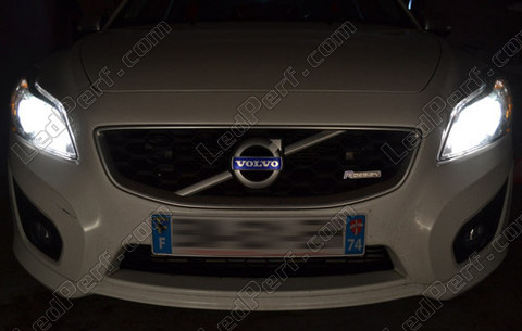 Pære Xenon effect Fjernlys Volvo C30 Led