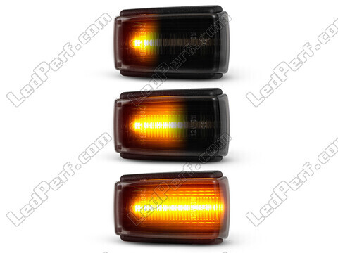 Belysning af de sorte dynamiske LED sideblink til Volvo C70